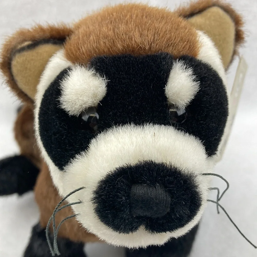 WWF Gund Black Footed Ferret Plush Stuffed Animal Toy 15”